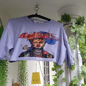Frida Kahlo Graphic Crop Top