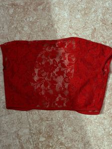 Red Lace Shrug