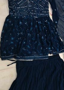 Stunning Teal Embroidered Lehenga Choli