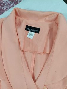 Peach Blazer Jacket