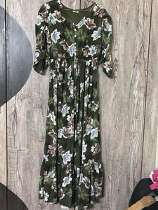 Floral Print Midi Dress