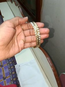 Beautiful Shining set Of  Kada With Bangles(2.8)