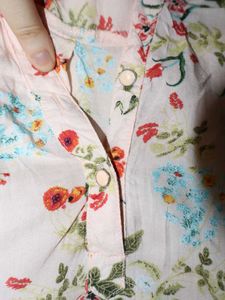 Light Pink Floral Print top