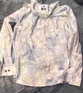 Abstract Print Button-Down Shirt