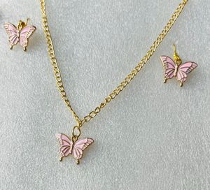 Girls Combo 2 Set Whit Earrings Necklaces