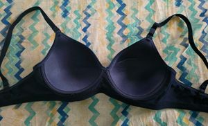 Navy Blue lightly Padded Bra