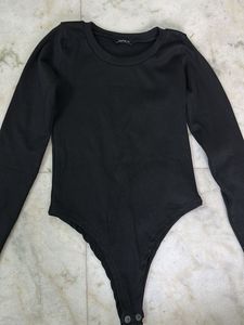 Classic Black Long Sleeve Bodysuit