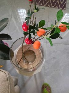 Decorative Pomegranate and orange Branch stick big