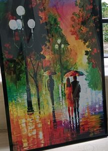 72)Water Paint Photo Frame With Quality Glass