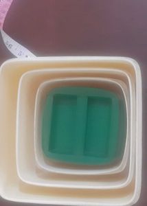Vintage Canister Set - Opaque Plastic