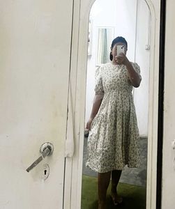Floral Puff Sleeve Dress