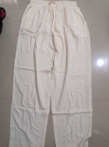 Comfortable Cream cotton pants