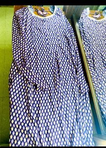 💥Purple Patterned Long Sleeve Dress💥