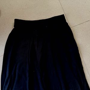 Black Wide-Leg Palazzo Pants