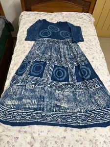 Blue Indigo Maxi Dress