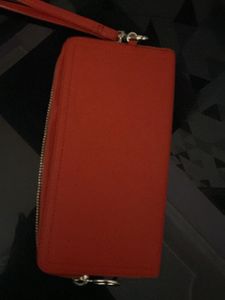 Puma Red Wallet Clutch