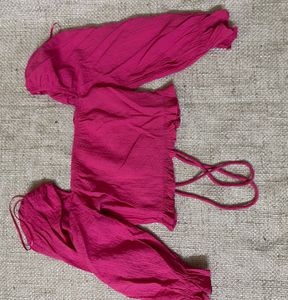 Chic Ruched Square Neck Top