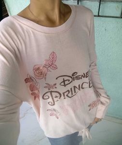 Disney Princess "Girls" Pink Tie-Front Top