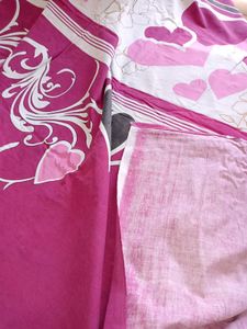 king size pure cotton bed sheet 6 by 7 feet