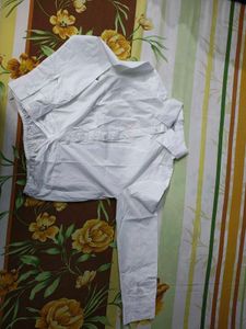 Classic White Button-Down Shirt