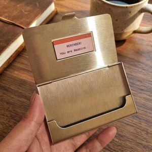 Cute Coffee Lover Business Card Holder