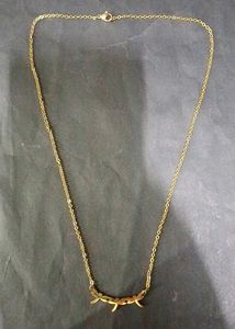 Gold Dragonfly Necklace