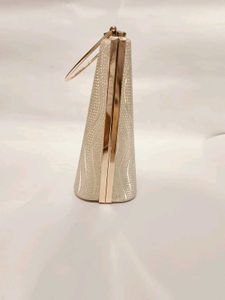 Elegant Rose Gold Clutch Bag