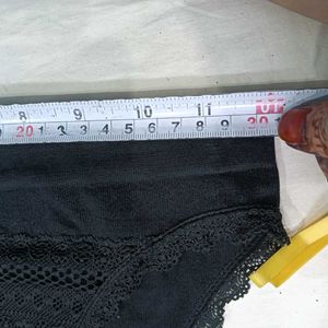 ❤️‍🔥 Black Lace Trim Briefs