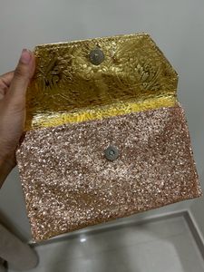 Glittery Bag With Chain