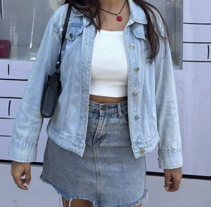 blue denim jacket for women