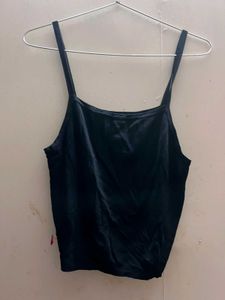 Black Sleeveless Tank Top