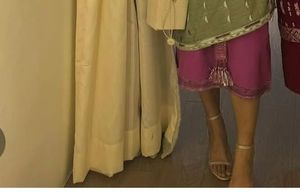 Stylish Gold Heeled Sandals