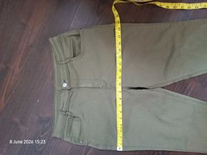 Olive Green Skinny Fit Pants