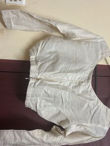 Elegant off white blouse