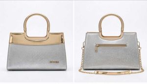 Chic Silver & Gold Handbag