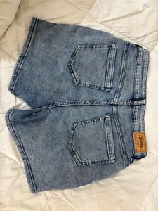 Blue Denim Shorts