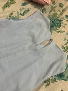 Light Blue Sleeveless Top
