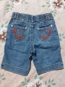 Classic Blue Denim Shorts