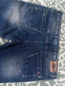 R-fox Men's Blue Wash Denim Jeans