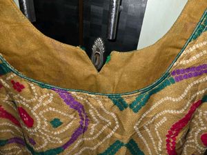 Beautiful Ethnic Gown with Bohemian Print