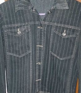 Stylish Striped Denim Jacket ( Men + Women )