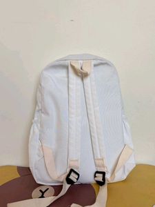 Stylish White Backpack