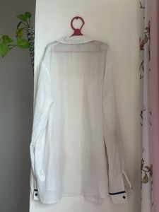 Chic White Button-Up Shirt