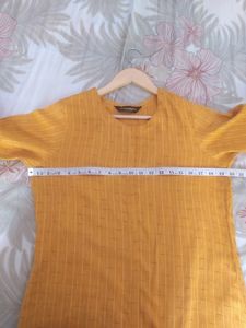 Self Weaved Mustard Kurti