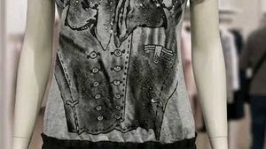 (1400)Women's Graphic Print Tunic Top