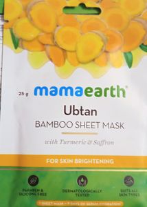 MAMAEARTH UBTAN SHEET MASK