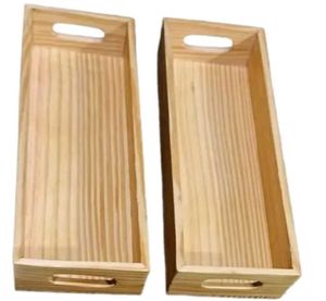 Wooden Storage Trays (Set of 2)