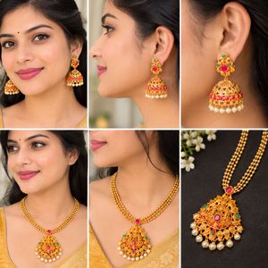 Traditional Indian Jewelry Set