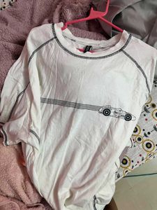 H&amp;M Oversized F1 Graphic Tee