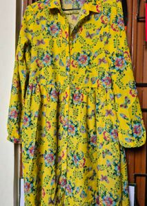 Floral Print Shirt Dress